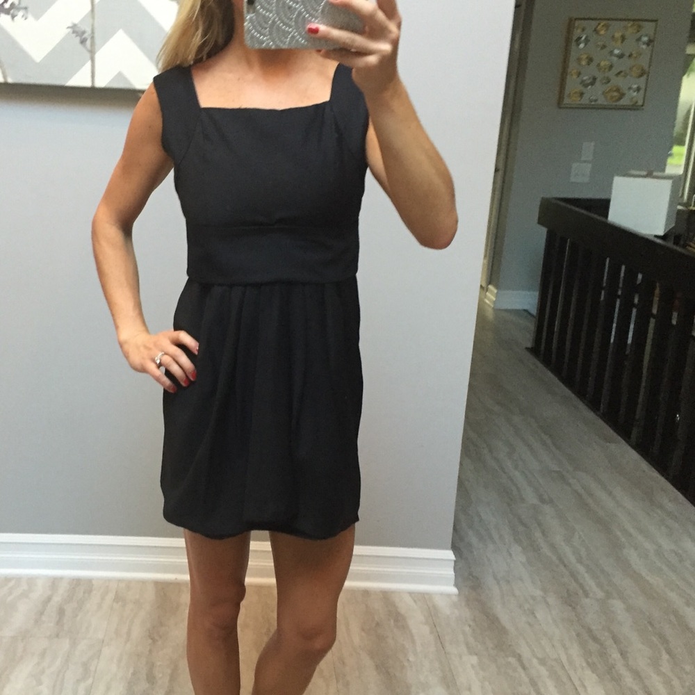 Alice and Olivia black tuxedo dress